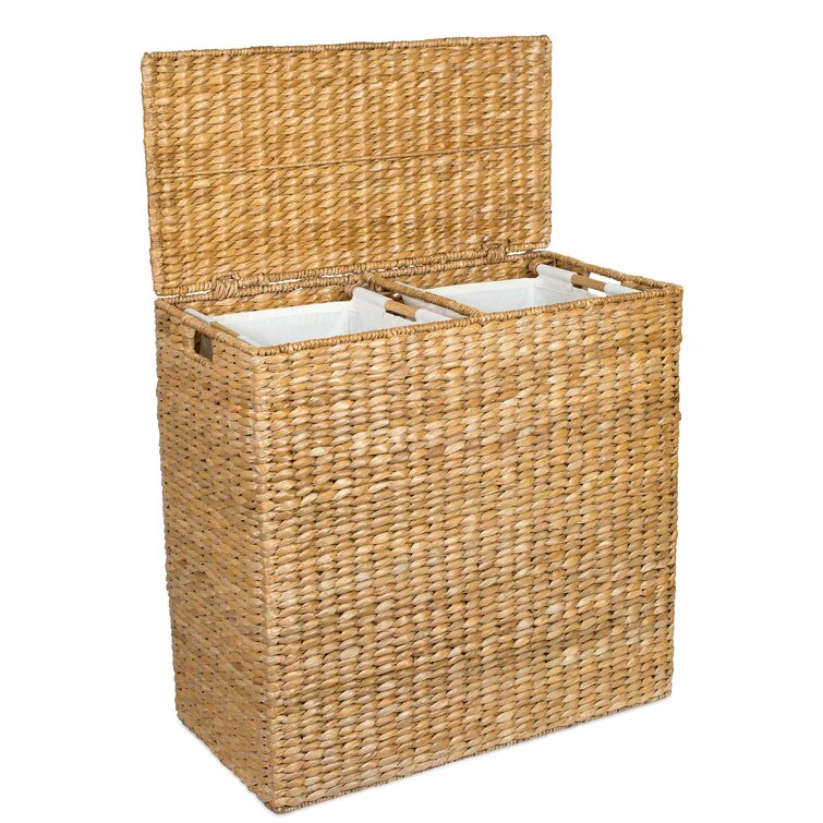 Laundry sorter online hamper with lid